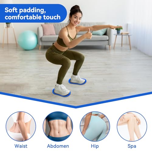 HERCHR Core Sliding Disc, Sport Sliding Plate GlidingDiscs Fitness Slide Plate GlidingPad Training Equipment for Fitness Gym, Home, Yoga, Pilates, Workout Ab Pads Exercise Equipment for Women and Men