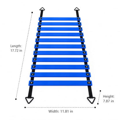 Agility Training Equipment, Speed Training Equipment, Agility Ladder Training, 12-Piece Multicolor PVC, Customizable for Football, Soccer, Basketball