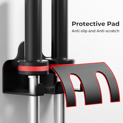XZHXFX Barbell Wall Holder,Barbell wall Mount Hanger, - color: Black 2 hooks