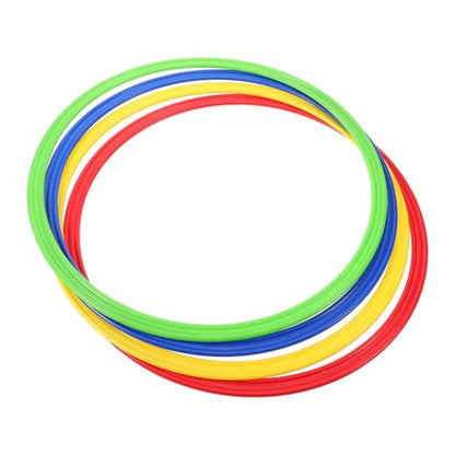 Speed Agility Rings for Football Basketball 4pcs Training Ring Set Enhance Coordination and Reaction Time