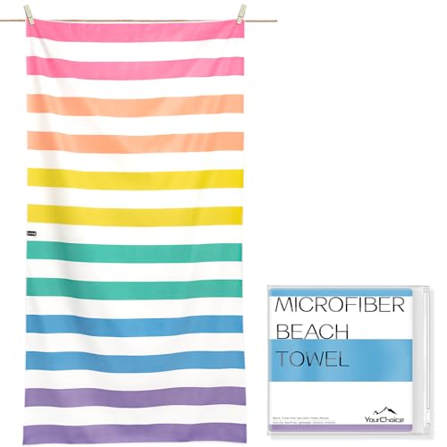 Your Choice Microfiber Beach Towel Sand-Free Quick Dry (67"x35"/60"x30") - color: J-unicorn Waves, size: Extra Large(67x35")
