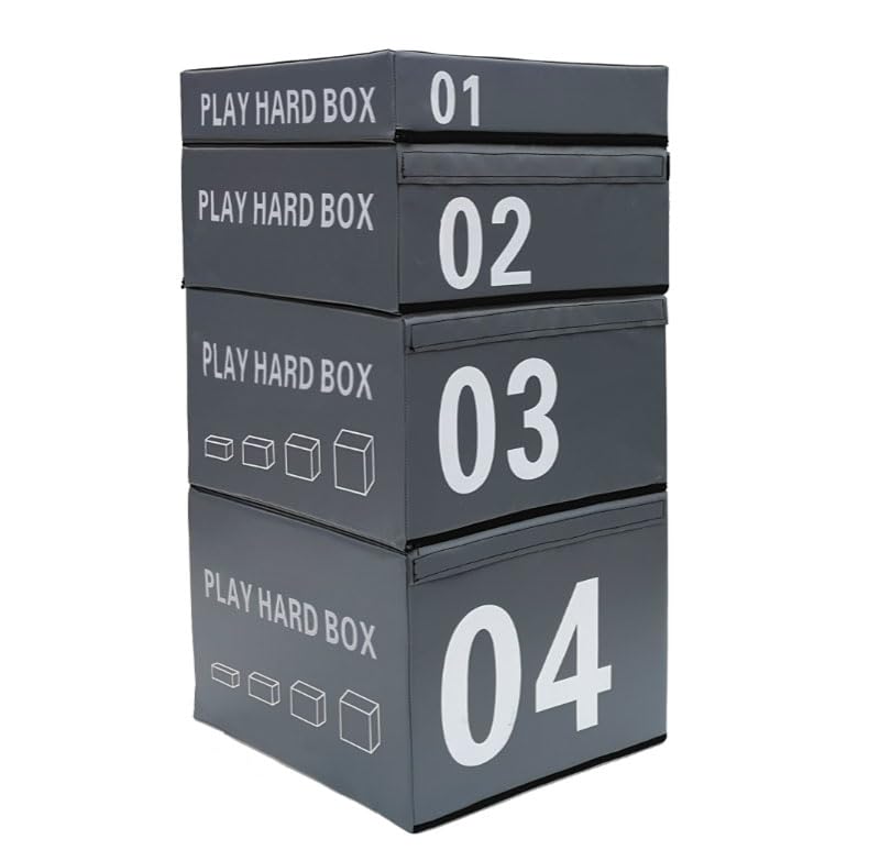 Jump Box, Soft Foam Box, Professional Physical Training Combination Box, Used for Home Gym and Outdoor Exercise. Suitable for Agility Training and Speed Training. - color: F