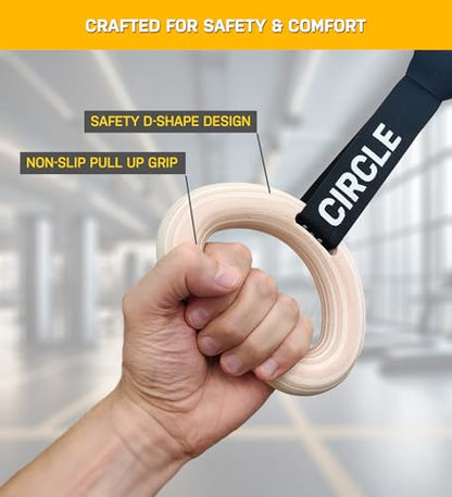 Pull Up Handles - Pull Up Grips, LAT Pull Down Gym Handles Design - Quick Attachment to Bars and Barbell Grips - Includes Carry Bag - Suitable for Home Gym and On-The-Go Workouts