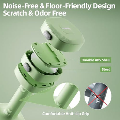 Lightweight Adjustable Dumbbell Kettlebell Set - 4 in 1 Free Weight Set with Kettlebell Grip Converter, Each 2.2 3.3 4.4 5.5lb Quick Change Weight Women Dumbbell Set for Small Spaces Home Gym - color: Adjustable Kettlebell Green