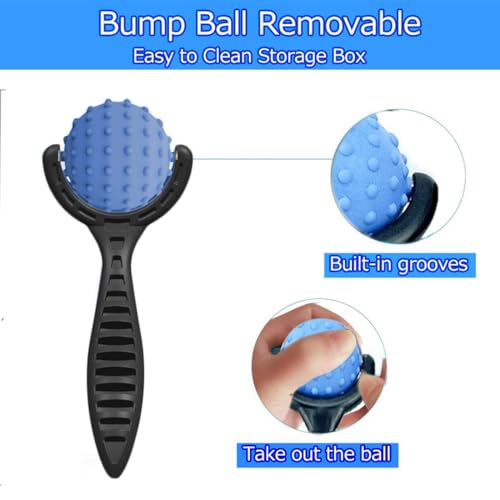 Massage Ball Roller Set– Ice Cold and Hot for Deep Tissue and Sore Muscle Relief of Stiffness and Stress, Body, Neck, Back, Face, Eyes,Plantar, Foot