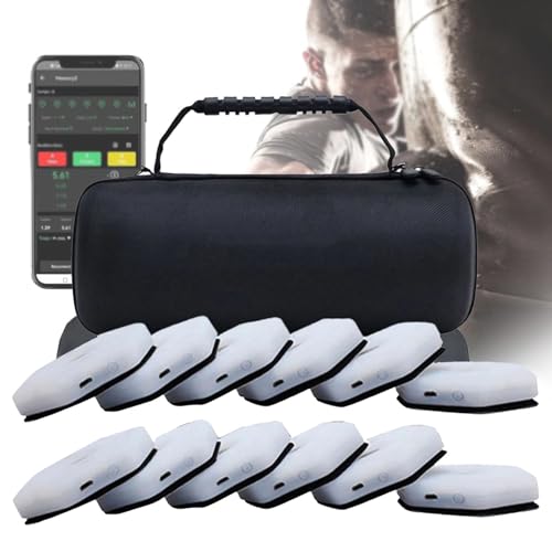 Smart Reaction Training Lights, Agile Reaction Fitlight, with App, for Improve Speed Agility Training Boxing Reflex, Focus, Soccer Basketball Boxing Training (12lights)
