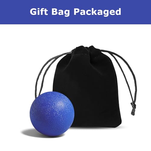 GOGO Massage Lacrosse Ball for Physical Therapy, Myofascial Release, Yoga Deep Tissue, Trigger Point, Muscle Soreness (Black) - color: Black
