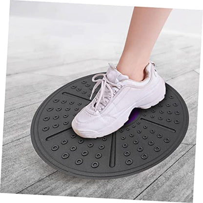 Abaodam Equilibrium Sense Training Board for Balance Exercise Durable PP Fitness Accessory Non Slip Massage Balance Plate for Physical Therapy and Coordination Training Purple