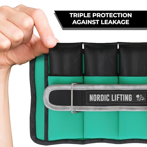 Adjustable Ankle Weights for Women & Men – 1 Pair (2–10 lbs) Wrist, Arm & Leg Weights for Gym, Yoga & Home Workouts – Secure Fit Strap Design – Durable Fitness Training Equipment - color: Moss Green