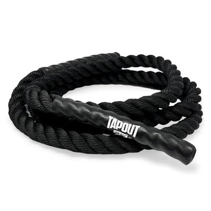 Tapout 9.5-Foot Battle Rope - Compact & Durable, Perfect for Full-Body Workouts, Home Gym Training (1 inch Diameter)