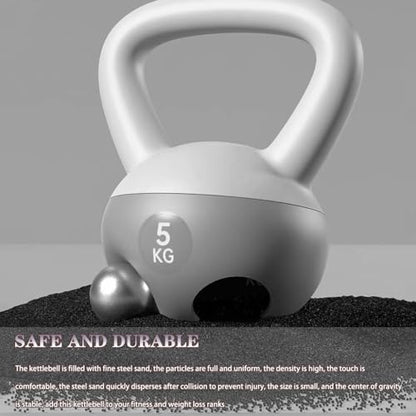 Kettlebell Weights Beginner Sports Training Kettlebell, Gym Body Shaping And Weight Loss Soft Kettle Bells, Exercise Equipment For Men And Women(Pink-2.5kg) - color: Pink-2.5kg