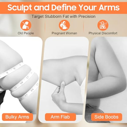 Arm Workout for Men and Women, 360° Hand-Crank Forearm Trainer, Shoulders and Arm Muscle Fitness Equipment with LED Counter, Home Workout Equipment and Gym Workouts