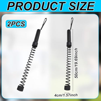 2pcs Cordless Battle Rope for Home Gym, Portable Ropeless Jump Weighted Exercise Crossrope Workout Flow Cross Cord Equipment for Training Strength HIIT Arms Chest Legs Fitness Enthusiasts Gifts