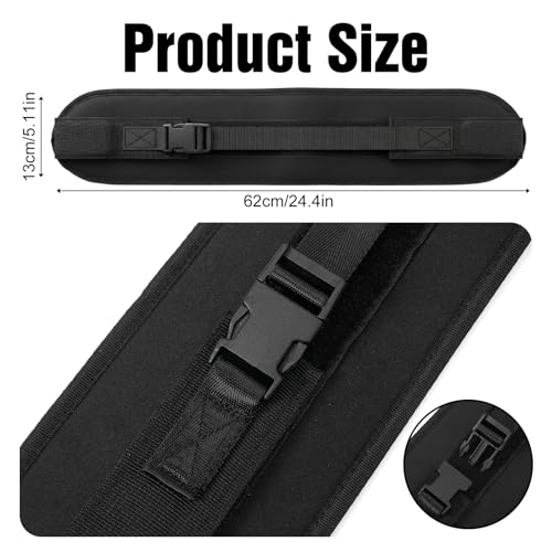 Hip Thrust Dumbbell Holder Belt, Wide Padded Support Belt | Hip Thrust Belt for Dumbbell, Kettlebell, Adjustable Non-Slip Safety Straps for Squats, Glute Bridges, Strength Training