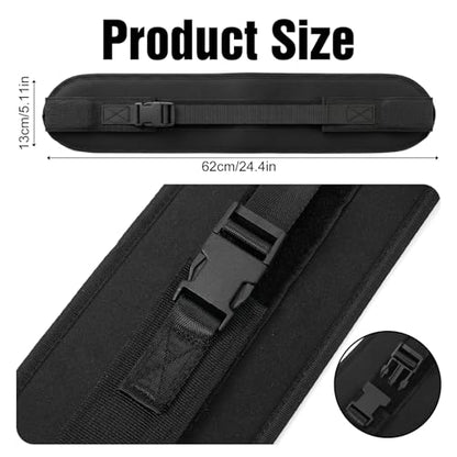 Hip Thrust Dumbbell Holder Belt, Wide Padded Support Belt | Hip Thrust Belt for Dumbbell, Kettlebell, Adjustable Non-Slip Safety Straps for Squats, Glute Bridges, Strength Training