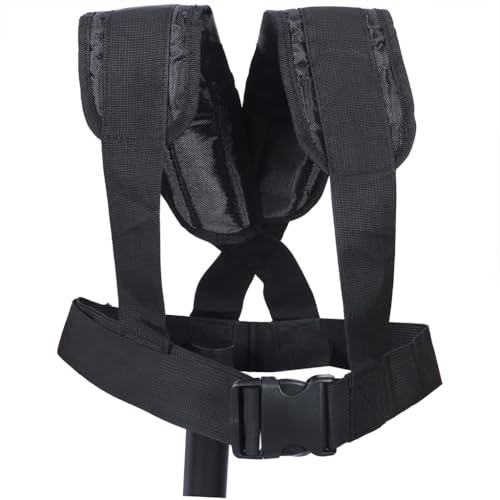 Weight Sled for Strength and Speed Training, Push Pull Workout Sled with Harness and Straps, Fitness Power Sled for Athletic Exercise, Compatible with 1" and 2" Weight Plates