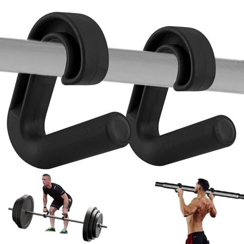 Neutral Grip Pull Up Handles Attachment for Pull up Bars, Barbells & Resistance Bands, Ergonomic, Portable, Durable Handles with Non-Slip Design for Home Gym