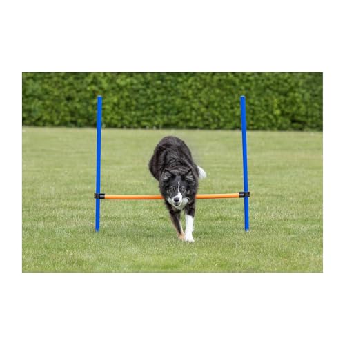 TRIXIE Dog Agility Hurdle, Portable Dog Agility Training, Adjustable Jumper, Exercise Tool