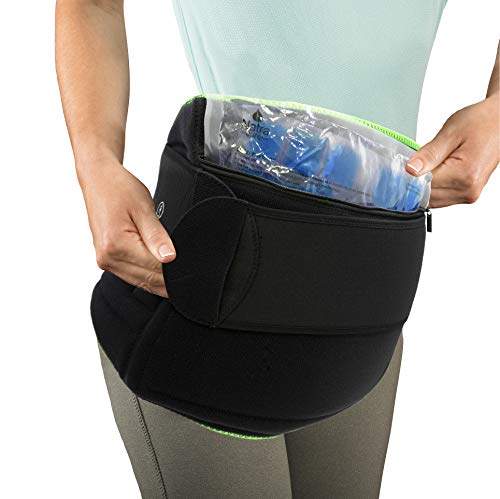 NatraCure Hot or Cold Hip and Lower Back Pain Relief Wrap for Lumbar Backache, Herniated Discs, Stiff Hips, Bursitis, Sciatica, & Arthritis - Hip Replacement Surgery Recovery Gifts - Large/X-Large - size: Large/X-Large (Pack of 1)