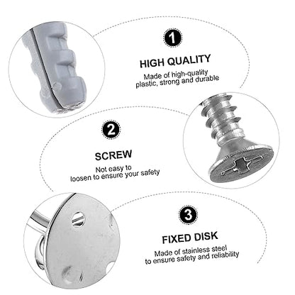VICASKY Wall Mount Suspension Anchor for Suspension Straps Gymnastic Rings and Yoga Swings Fixed Disk Bracket