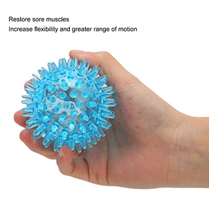 Spiky Massage Ball, Massage Roller Spiky Ball for Hand Wrist Stress Relief (7CM)