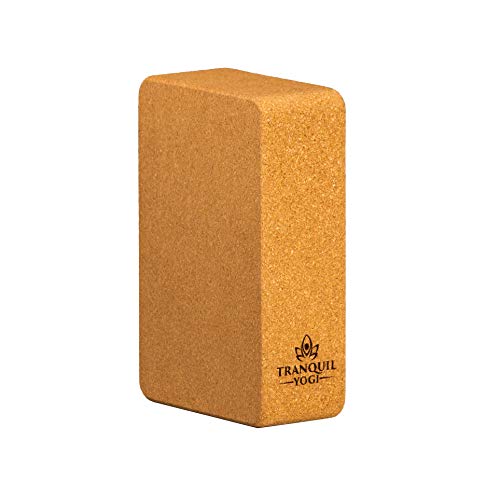 Illume Natural Cork Yoga Block - color: 3" Cork Single