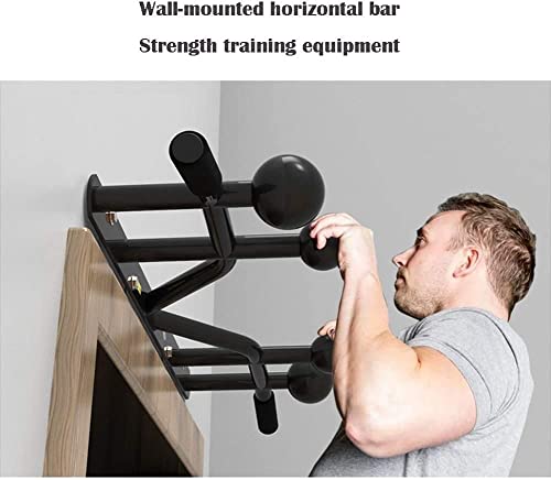 Multifunctional Wall Mounted Pull Up Bar/Chin Up Bar, Multi-Handle Position, Home Gym Upper Body Strength Training Equipment Max Weight 660 Lbs