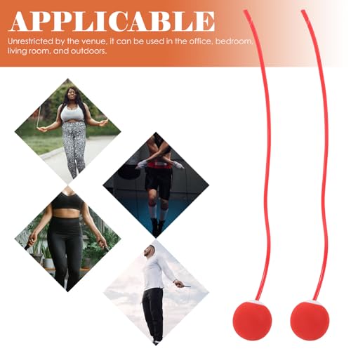 Luxshiny Cordless Jump Rope Replacement Balls 5cm Eva Solid Weighted Fitness Accessories for Indoor Outdoor Exercise Training