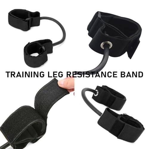 Training Leg Resistance Cuff Band Lower Body Strength Leg Power Tube Increase Speed and Stride Length Training Trainer Booty, Legs, Thighs, for Football Basketball Running MMA Tennis Exercise