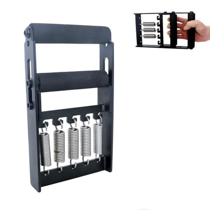 Solid Metal Hand Grip Dynamometer Hand Grip Strength Tester 165lb Adjustable Grip Strength Trainer with 5 Heavy Duty Springs,Professional Forearm & Finger Exercise Equipment for Athletes,Gym & Home Workouts