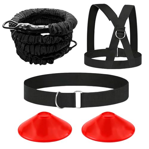 80lb Speed Training Equipment, Resistance Band Exercising Set - size: 9.8ft