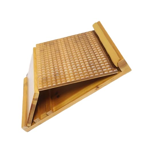 Folding Wooden Stretching Board Leg Stretcher Nonslip Fitness Board for Foot Massage Flexibility Homes Gym Fitness