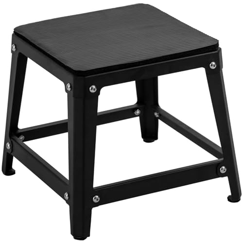 Plyometric Platform Box 12/18/24/30 Inch Steel Fitness Exercise Jump Box for Home Gym Plyometric Jumping Exercise Fit Training - style: Black 3-piece set