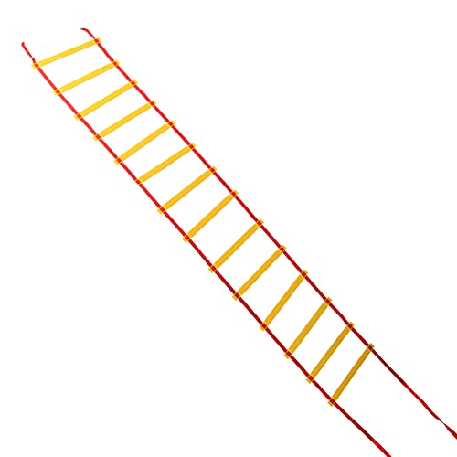 Coordination Ladder 7M 14 Rungs | Speed Training Ladder for Soccer/Football/Exercise | PP Plastic with Storage Bag | Portable Sports Equipment for Athletic Drills