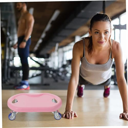 Totority 1set Abdominal Sliding Discs Knee Pad for Core Strength Training Silent Design Workout Sliders for Home Fitness Gym Exercise Equipment Versatile Abdominal Fitness Discs