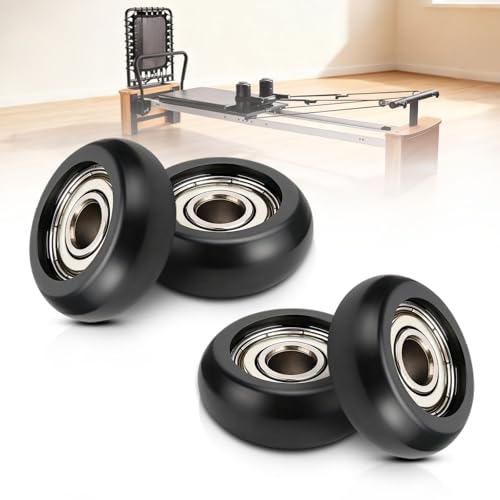 Roller Wheels for Aero Pilates Reformer, Replacement Roller Wheels for Pilates Reformer Machines, Smooth and Quiet Glide