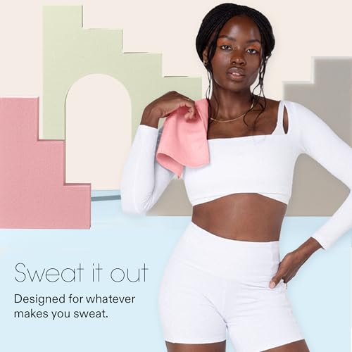 Bala Mini Sweat Towels for Gym, Sage - Cooling & Sweat Absorbing Gym Towels for Athletic Sports, Yoga, Pilates & Exercise - Home Workout Essentials for Women & Men - Soft, Quick Dry Fitness Rags