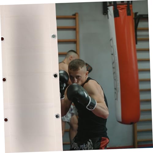 BESPORTBLE Triplet Boxing Sandbag Wall-Mounted Empty Sandbag 110x40cm Workout Training Bag for Martial Arts and Combat Boxing Exercises