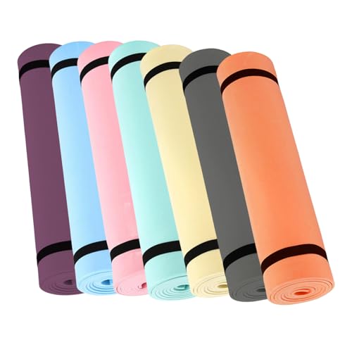 Sports Fitness Mat Exercise Body Building Blanket Nonslip Exercise Pad Gymnastics Mat Fitness Equipment Sports Supplies - color: Purple