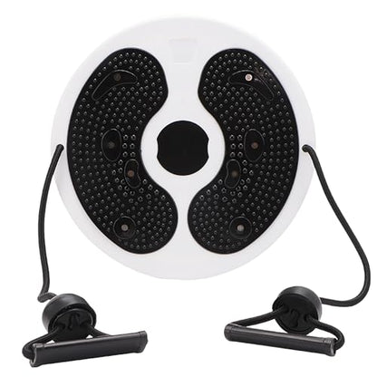 Ab Twist Waist Disc Board,Adjustable Waist Trainer Twisting Disc with Handles,Waist Slimming Balance Rotating Disc with Massage Foot Sole for Slimming Waist Arms Hips and Thighs