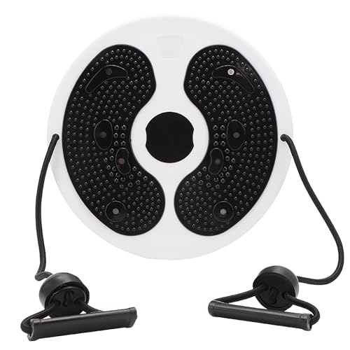 Ab Twist Waist Disc Board,Adjustable Waist Trainer Twisting Disc with Handles,Waist Slimming Balance Rotating Disc with Massage Foot Sole for Slimming Waist Arms Hips and Thighs