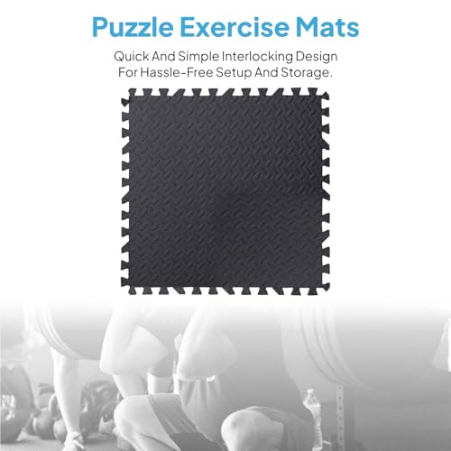 Exercise Mats Puzzle Foam Mats Gym Flooring Mat Cover Interlocking Foam Mats Floor Tiles for Home Gym Equipment Workouts