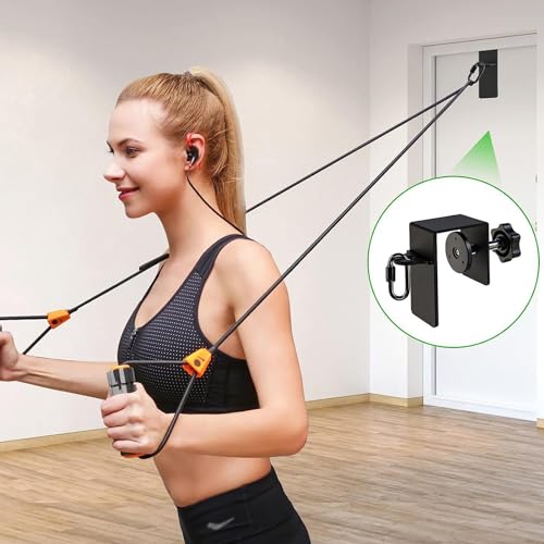 Heavy Duty Door Anchor Attachment, Workout Door Mount Anchors for Body Weight Straps Home Gym
