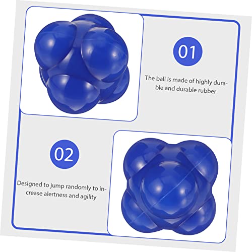 Hexagonal Swiss Agility Training Ball Reaction Ball for Indoor Sports Fitness Agile Training Equipment