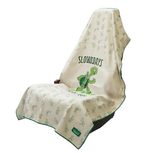 Sprints Athletic Running Towel, Full-Sized, Car Seat Cover - Moisture Wicking (Slow Days Still Count) - color: Slow Days Still Count