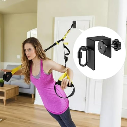 Heavy Duty Resistance Band Wall Anchor, Doorway Gym Attachment for Resistance Bands, Battle Ropes & Suspension Trainers
