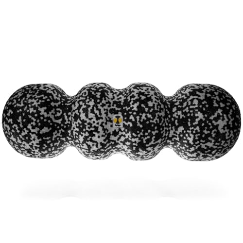 Rollga LITE - High Density Foam Roller for Exercise & Back Pain, 18 inches - color: Black & White