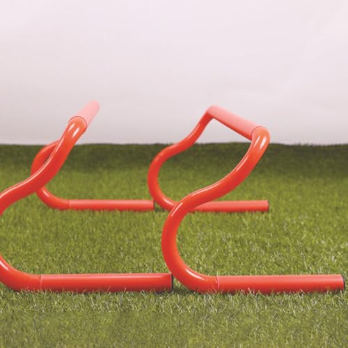 3pcs Detachable Mini Hurdles Agility Training Equipment for Orange Portable Soccer Football Basketball Speed Workout Drills Indoor Outdoor