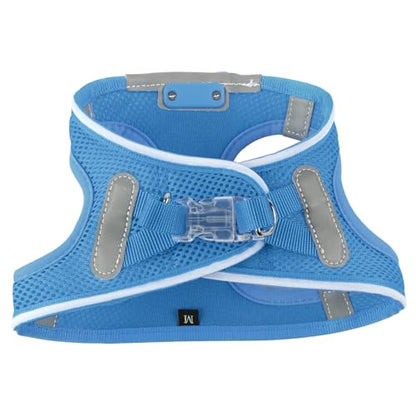 Light Up Dog Harness, Rechargeable LED Dog Harness for Small Medium Dogs - color: Sky Blue, size: M