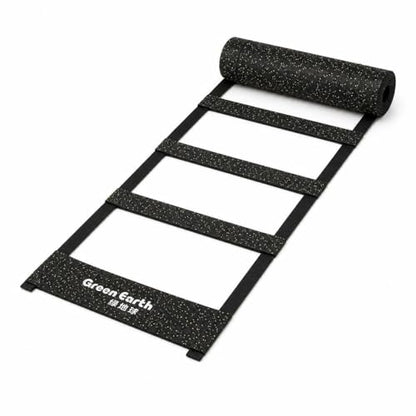 Rubber Agility Ladder, Non-Deforming Speed Training Equipment, Football Soccer Footwork Training, 3mm Profile